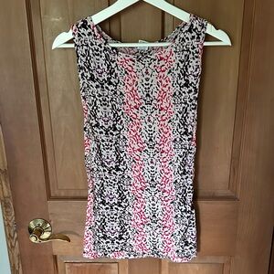 Stylish Pink and Black Women's Top